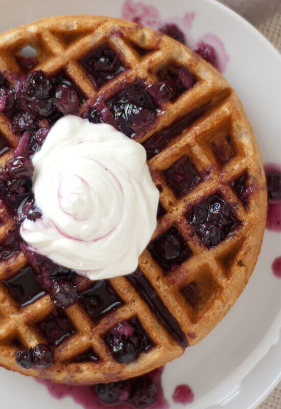 whole wheat waffles from green market baking book