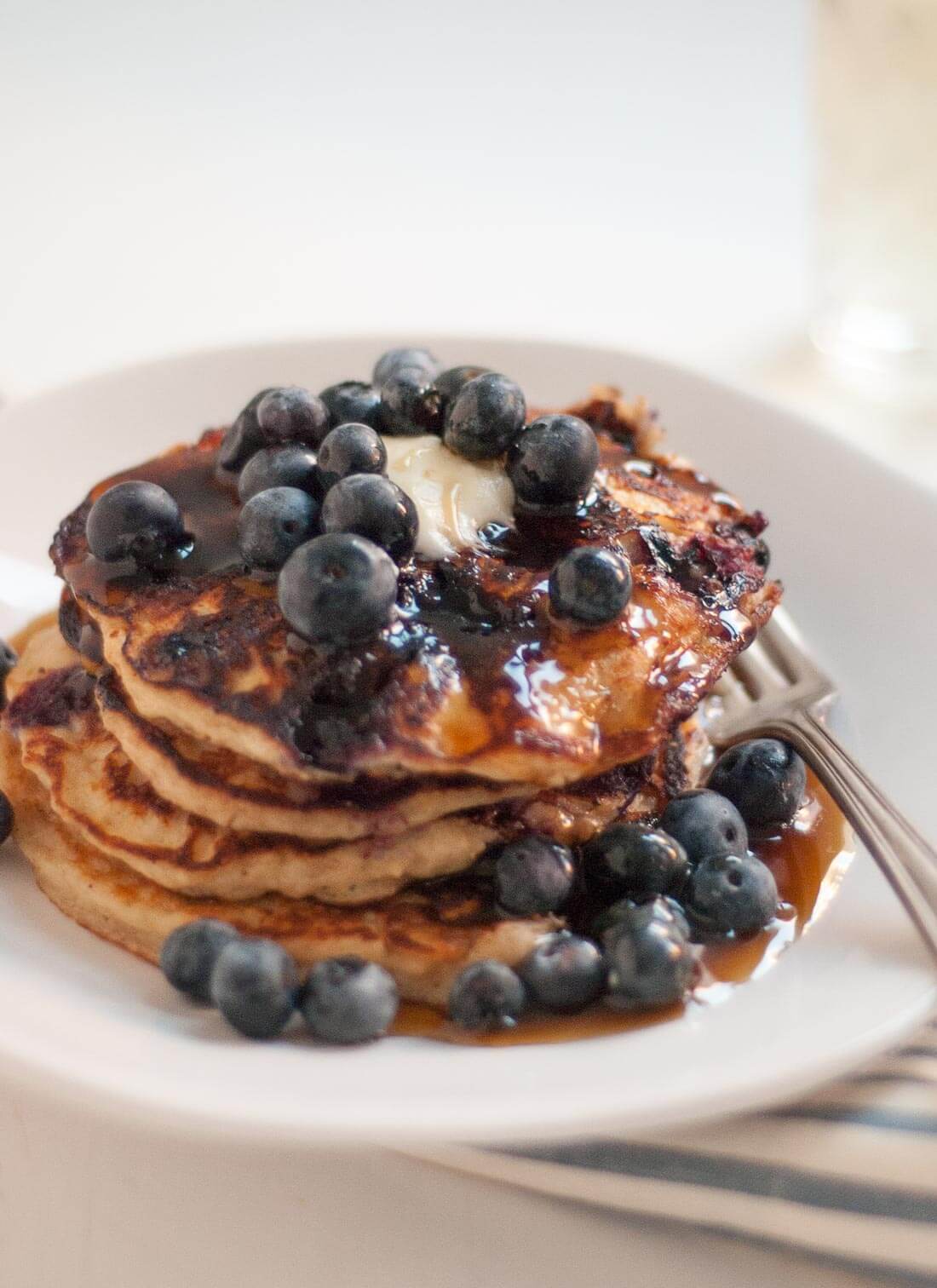 Gluten-Free Blueberry Pancakes - cookieandkate.com