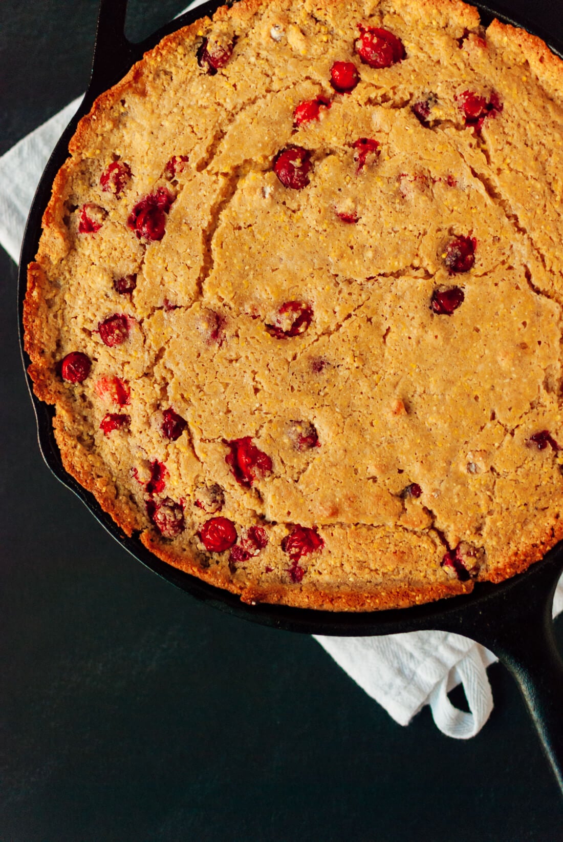 Cranberry maple skillet cornbread Cranberry maple skillet cornbread