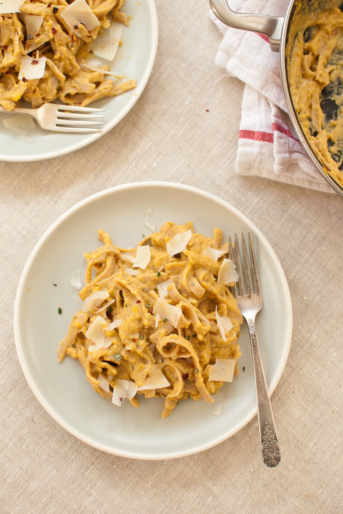 Pumpkin Fettuccine Alfredo