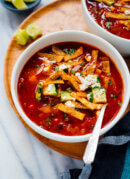 vegetarian tortilla soup recipe