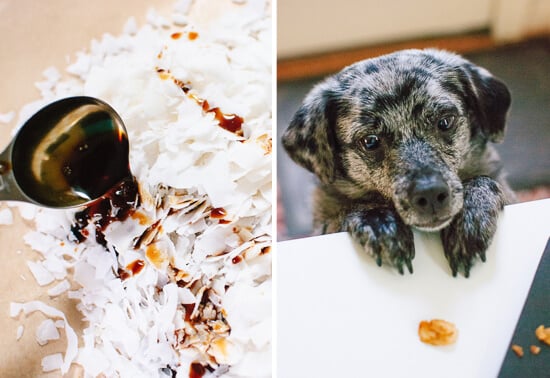 maple-tamari coconut bacon