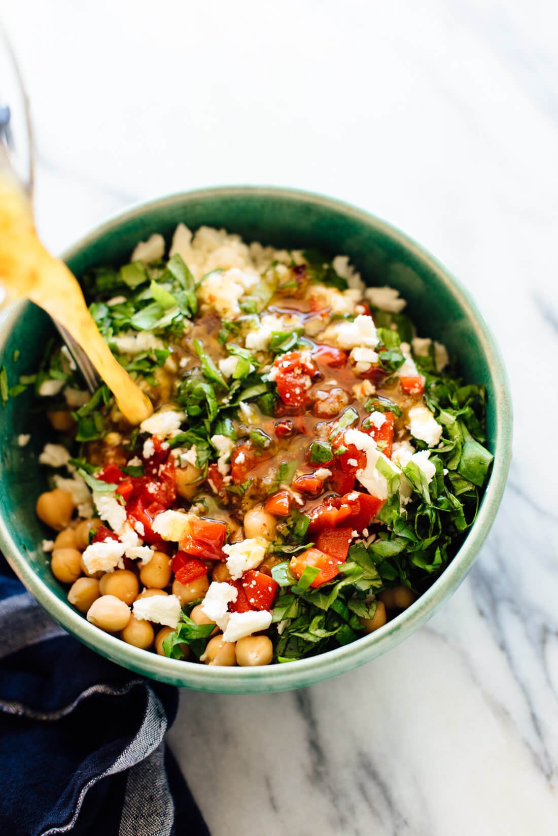 marinated chickpea salad