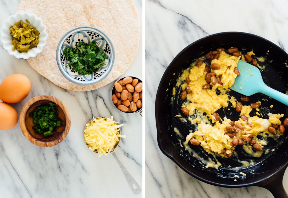 breakfast quesadillas ingredients