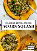 quinoa-stuffed acorn squash recipe vegetarian