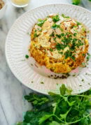 This whole roasted cauliflower recipe makes a statement! It comes from @loveandlemons new cookbook, Love and Lemons Everyday. #roastedcauliflower #cauliflowerrecipe #vegetarian #cookieandkate