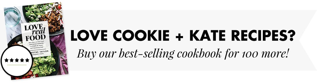 Love Real Food Cookbook banner