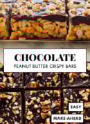 chocolate peanut butter bars