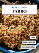 cooked farro recipe
