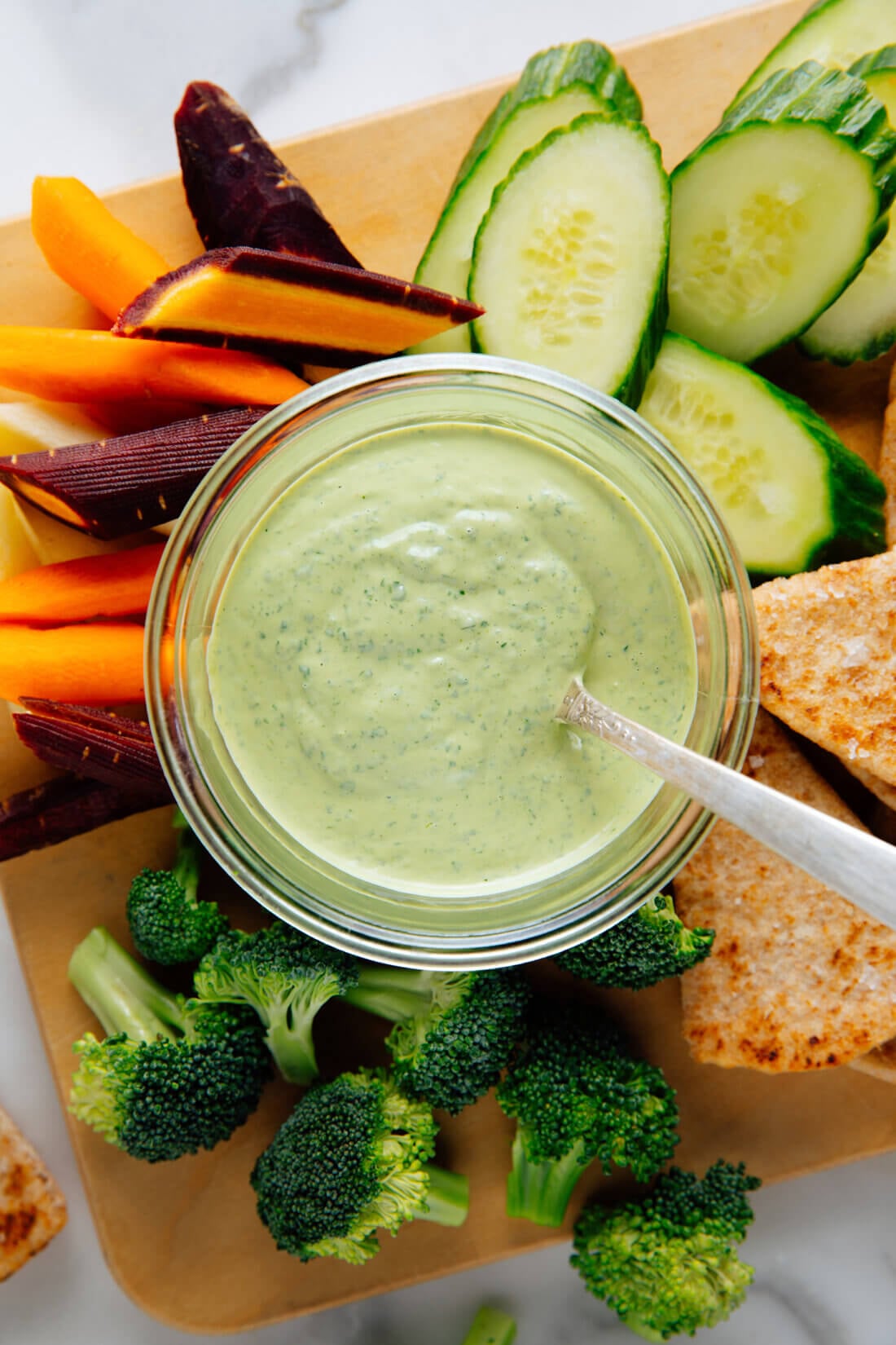 green goddess tahini dip recipe