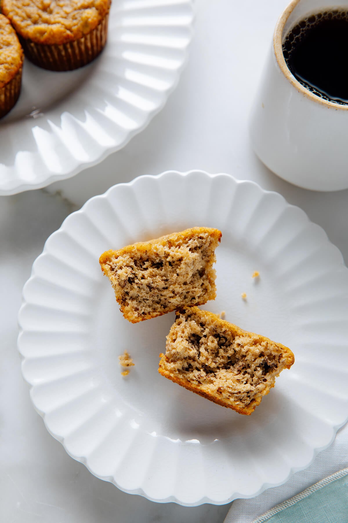 almond flour banana muffin