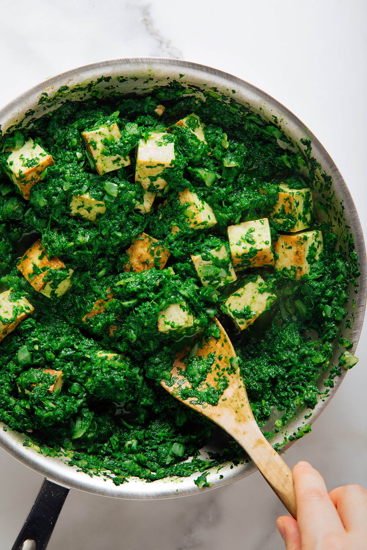 how to make palak paneer